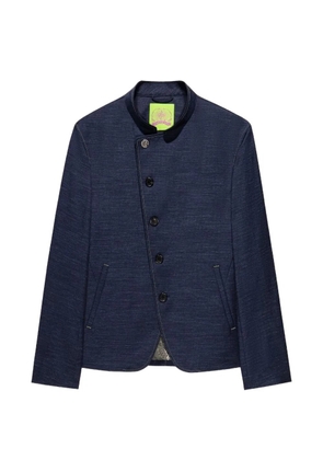 Shanghai Tang mandarin-collar jacket - Blue