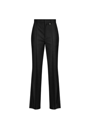 Giuseppe Di Morabito pleated flared trousers - Black