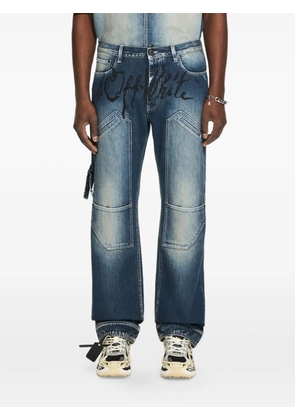 Off-White Cherry printed jeans - Blue