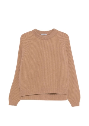 Alberta Ferretti ribbed crew-neck sweater - Neutrals
