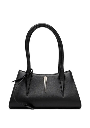 Mugler appliqué shoulder bag - Black