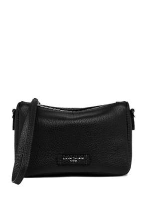 GIANNI CHIARINI leather zip-top clutch bag - Black