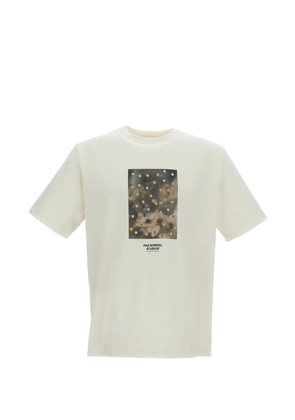 Pas Normal Studios crew-neck print T-shirt - Neutrals