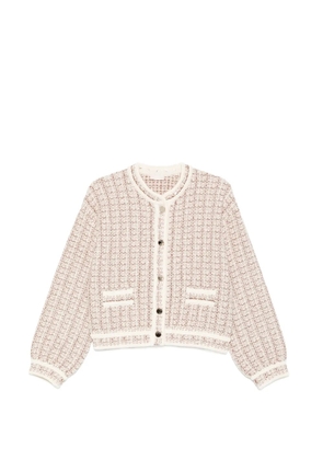 LIU JO sequinned tweed jacket - Neutrals