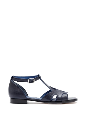 Sarah Chofakian Porto Cervo cutout ankle strap sandals - Blue