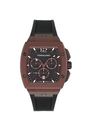 Ferragamo F-80 Tonneau Chronograph 418mm watch - Black