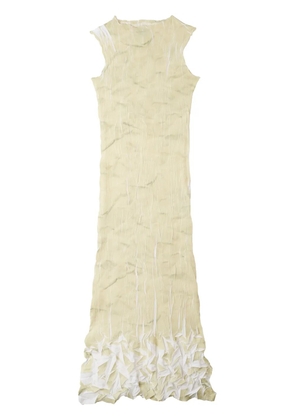 Sunnei pleated maxi dress - Neutrals