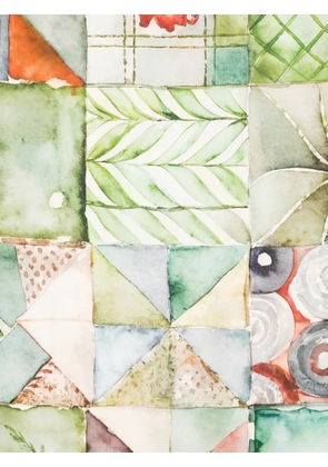 D'aniello patterned scarf - Green