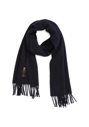 Polo Ralph Lauren Holiday Polo Bear striped scarf - Blue