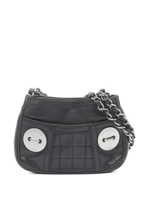 CHANEL Pre-Owned 2004-2005 Choco Bar shoulder bag - Black