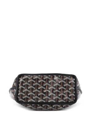 Goyard Pre-Owned Anjou Reversible Tote Coated Canvas Mini satchel - Black