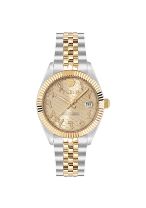 Philipp Plein Superlative crystal-embellishment 34mm watch - Gold