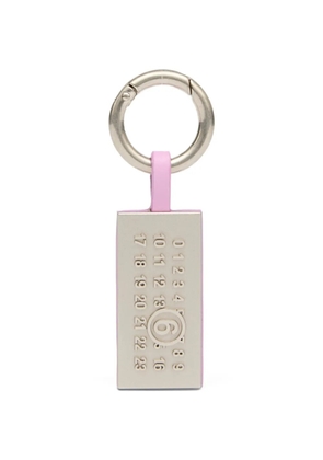 MM6 Maison Margiela numeric charm keyring - Silver