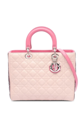 Christian Dior Pre-Owned 2010 lady dior shoulder bag - Pink