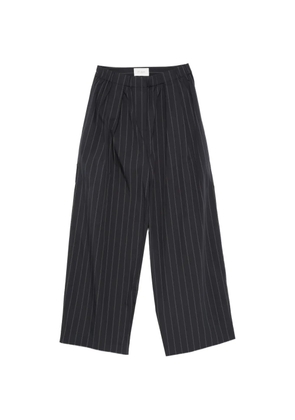 St. Agni striped pleated trousers - Blue