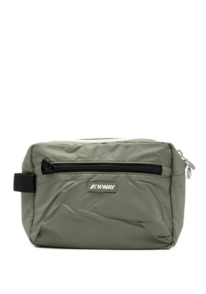 K-Way Demu zip-fastening pouch - Green