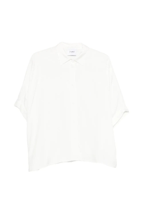Nude short-sleeve shirt - White