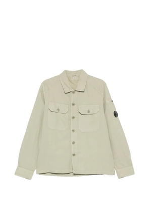 C.P. Company broken twill overshirt - Grey