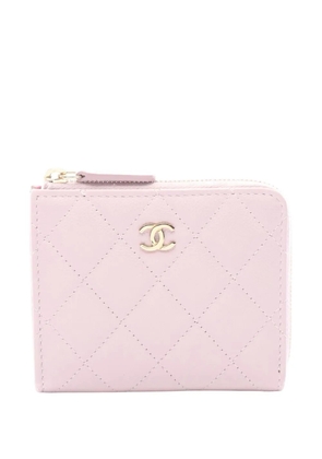 CHANEL Pre-Owned 2021-2026 Quilted Caviar Wallet small wallets - Purple