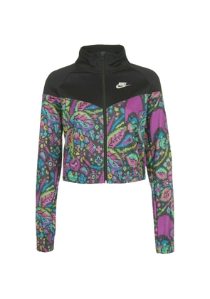 Nike printed longsleeve jacket - Black