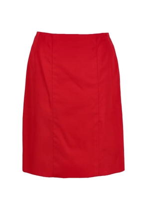 CHANEL Pre-Owned A-line midi skirt - Red