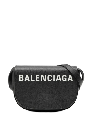 Balenciaga Pre-Owned 2010-2026 Grained Calfskin Logo Ville Day XS crossbody bag - Black