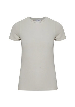 MM6 Maison Margiela ribbed T-shirt - Grey