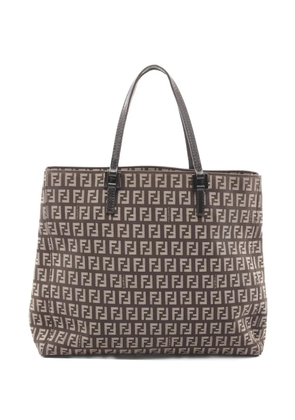 Fendi Pre-Owned 2000s Zucchino leather handbag - Brown