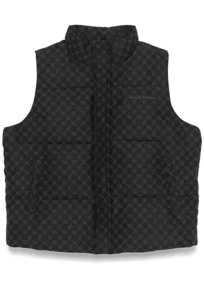 Daily Paper monogram-jacquard gilet - Black