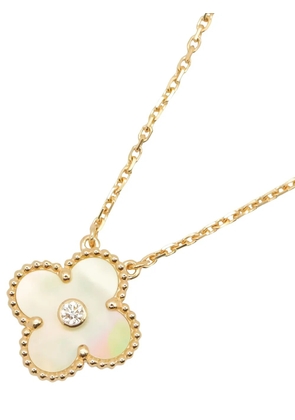 Van Cleef & Arpels Pre-Owned 2010s Alhambra mother of pearl necklace - Gold