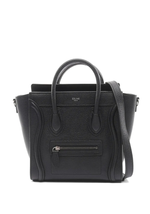Celine Pre-Owned 2010s nano Luggage two-way tote bag - Black