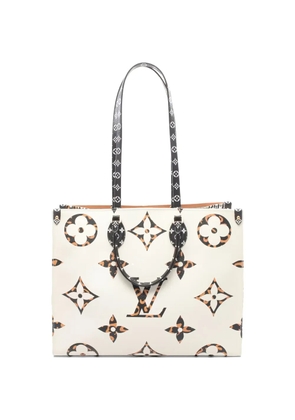 Louis Vuitton Pre-Owned 2019 GM Yvoire Monogram Jungle shoulder bag - White