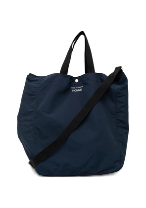 Comme des Garçons Homme logo-print tote bag - Blue