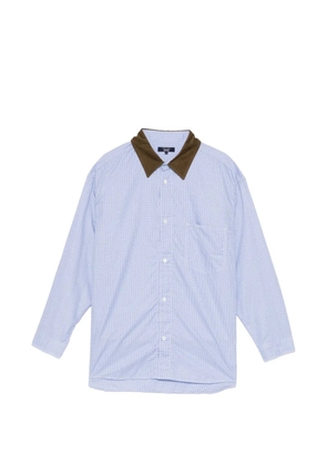 Comme des Garçons Homme checked shirt - Blue