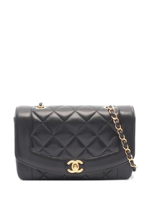 CHANEL Pre-Owned 1996-1997 Matelasse Diana flap chain shoulder bag - Black