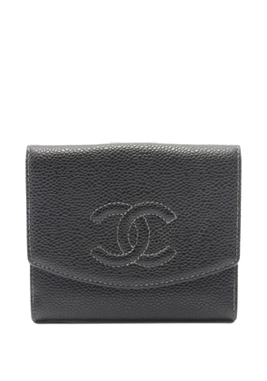 CHANEL Pre-Owned 2004-2005 Coco Mark wallet - Black
