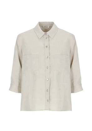 PANICALE buttoned shirt - Neutrals