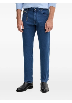 Paul & Shark shark-motif jeans - Blue