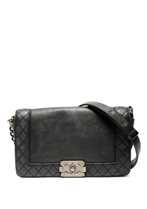 CHANEL Pre-Owned 2013-2014 Boy Chanel shoulder bag - Black