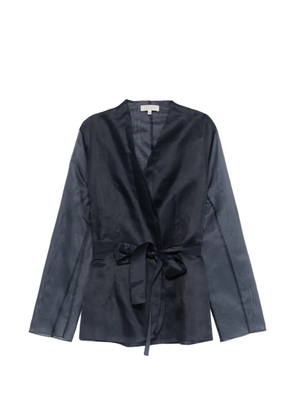 Antonelli Elia tie-waist fitted jacket - Black