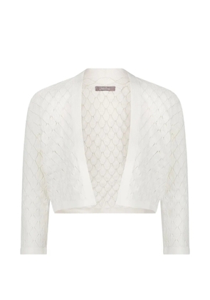 Lela Rose open-front knit bolero - Neutrals