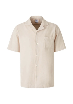 Fedeli chest-pocket short-sleeve shirt - Neutrals