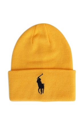 Polo Ralph Lauren Big Pony cuff beanie hat - Yellow