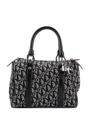 Christian Dior Pre-Owned Vintage Trotter Boston Bag Diorissimo Canvas Small satchel - Black