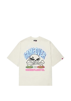 BROKEN PLANET Game Over graphic T-shirt - Neutrals