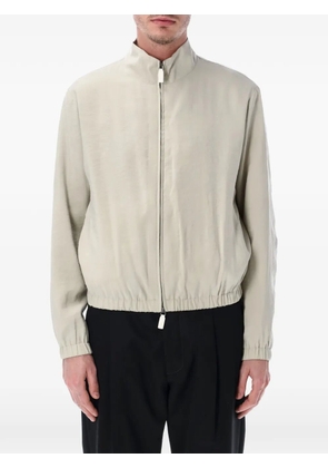 Emporio Armani zipped jacket - Neutrals