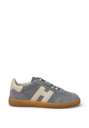 Hogan logo patch sneakers - Blue