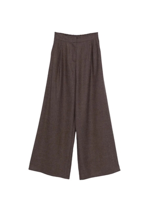 Alberta Ferretti elasticated-waistband trousers - Brown