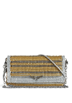 Zadig&Voltaire medium Rock Eternal clutch bag - Silver