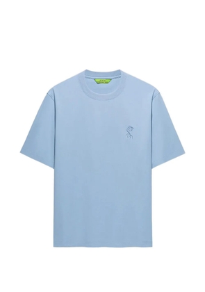 Shanghai Tang embroidered-logo T-shirt - Blue